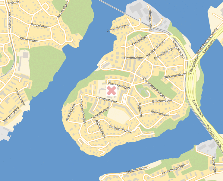 Karta över Stockholm