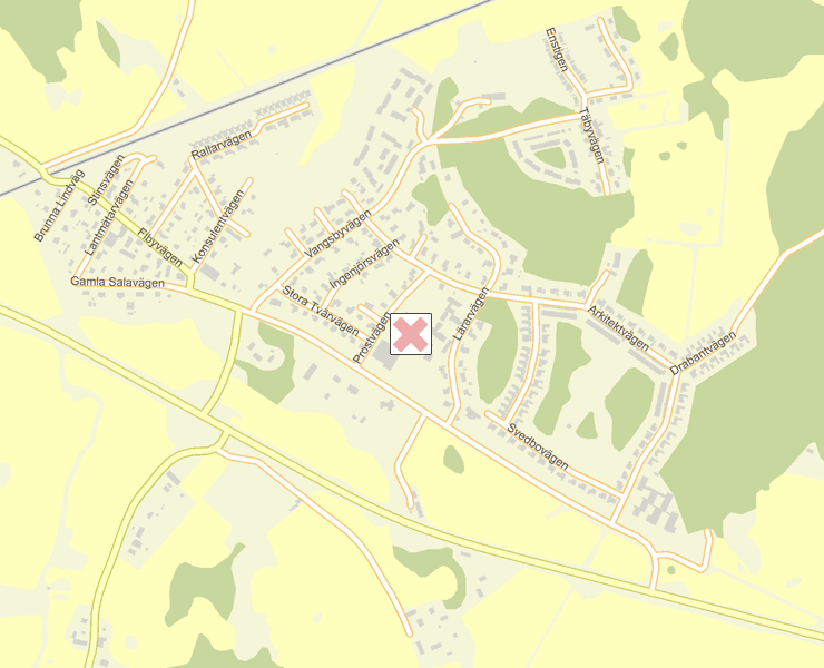 Karta över Uppsala
