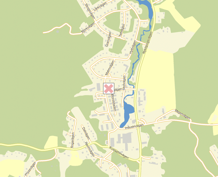 Karta över Nyköping