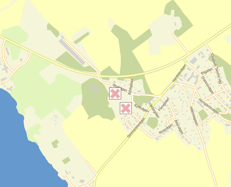 Karta över Katrineholm