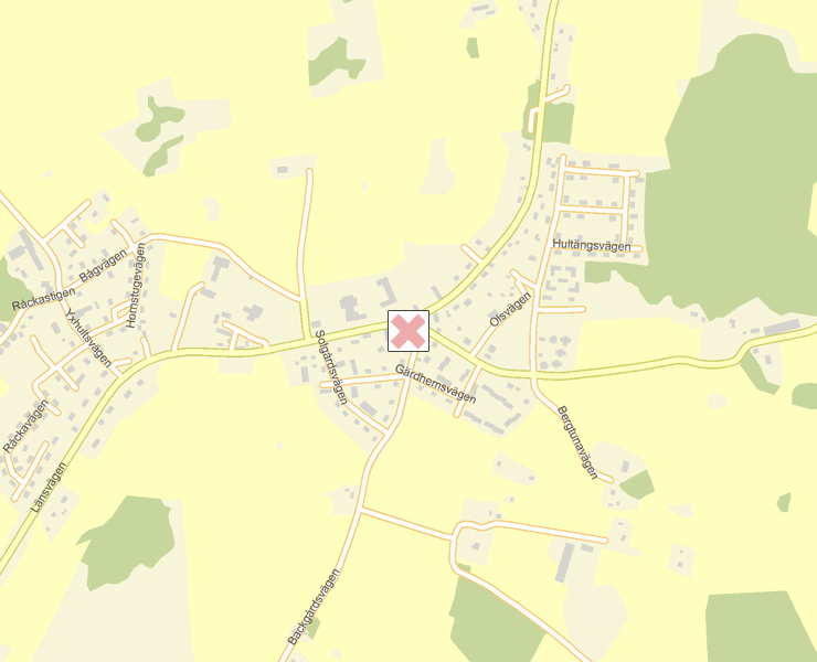 Karta över Motala