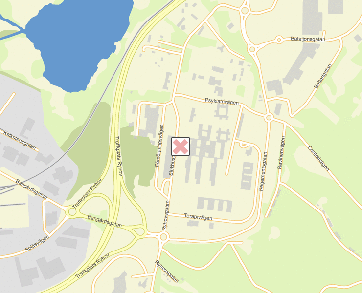 Karta över Jönköping