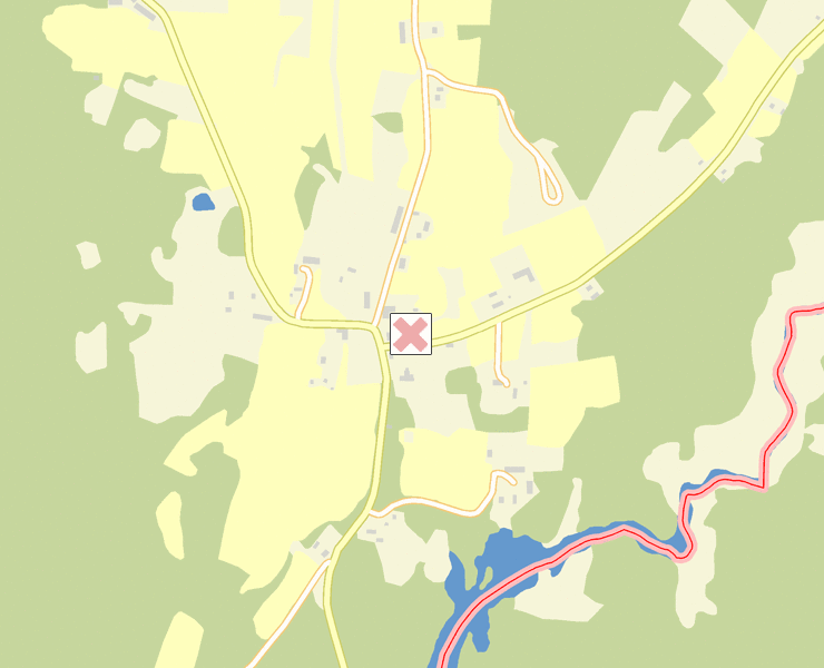 Karta över Nässjö