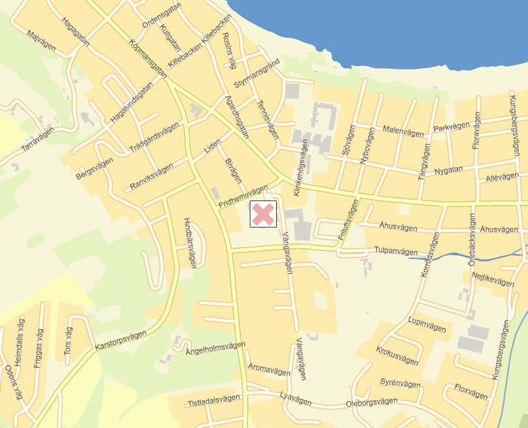 Karta över Båstad