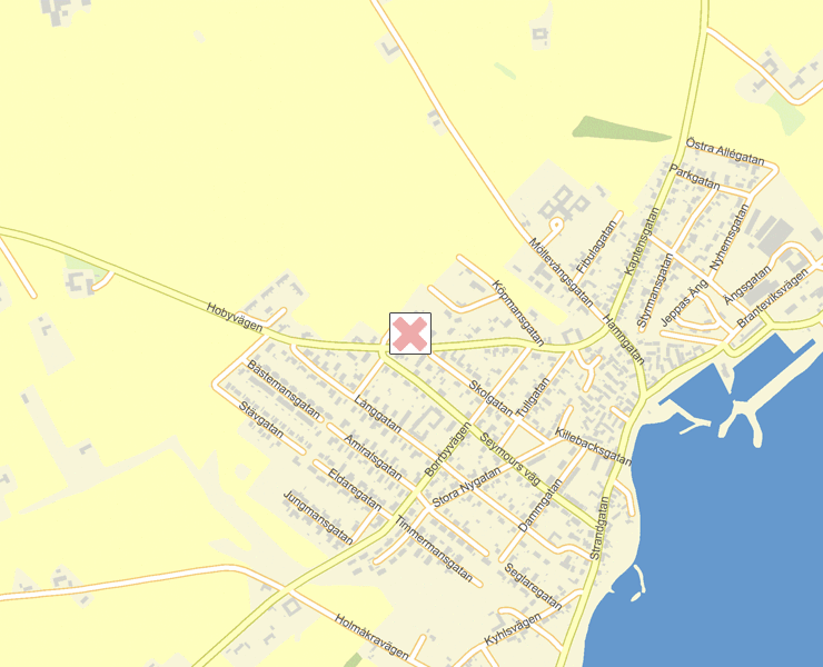 Karta över Simrishamn