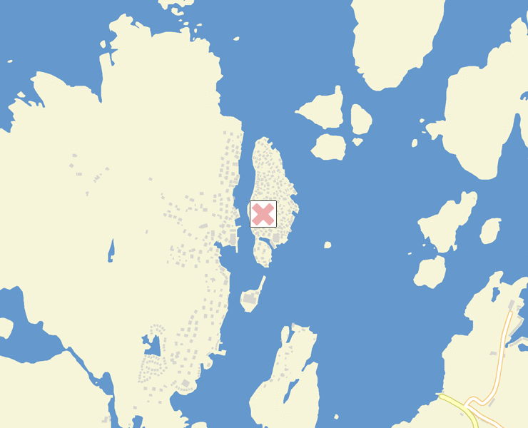 Karta över Orust