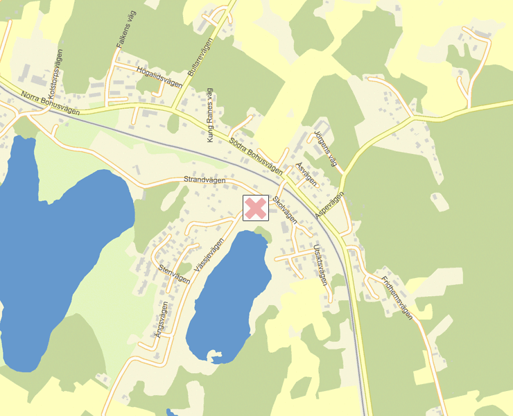 Karta över Munkedal