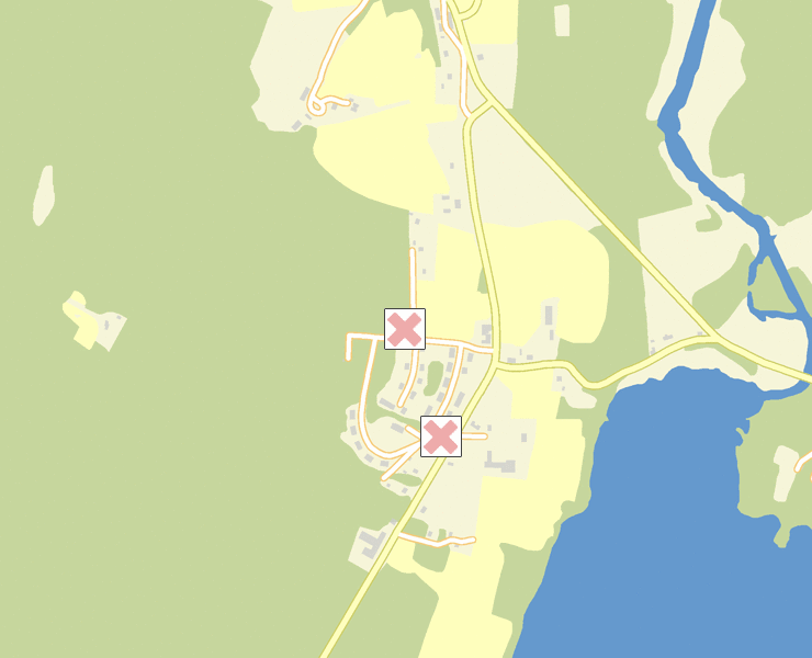 Karta över Svenljunga