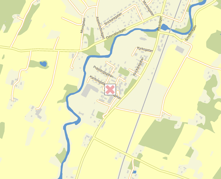 Karta över Vänersborg