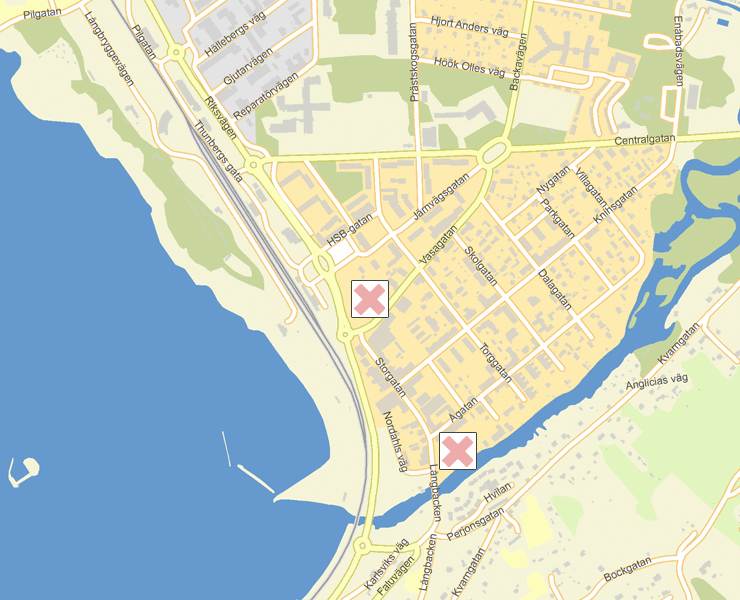 Karta över Rättvik