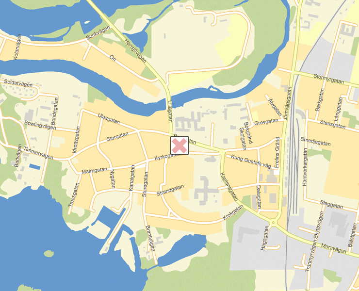 Karta över Orsa
