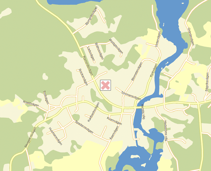 Karta över Falun