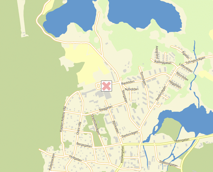 Karta över Hedemora