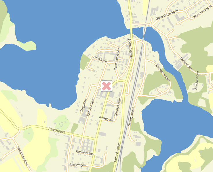 Karta över Ockelbo