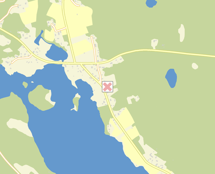 Karta över Ånge
