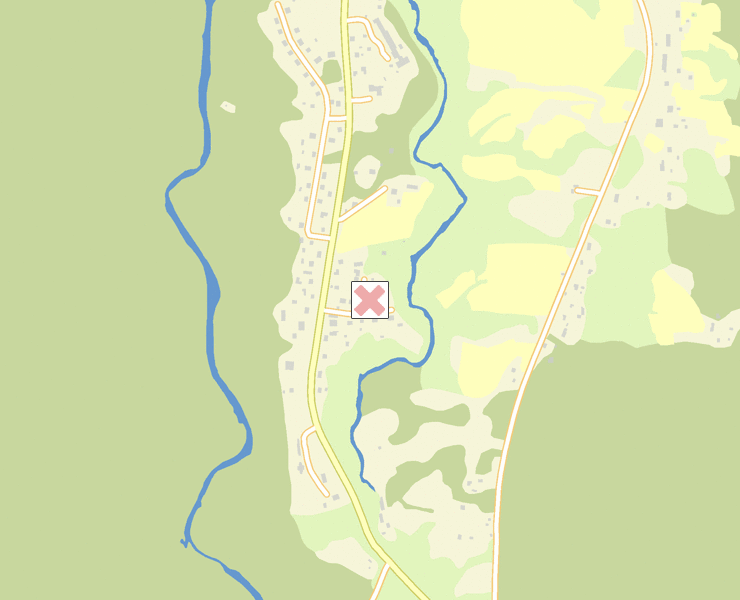 Karta över Härnösand