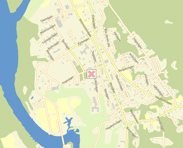 Karta över Sollefteå