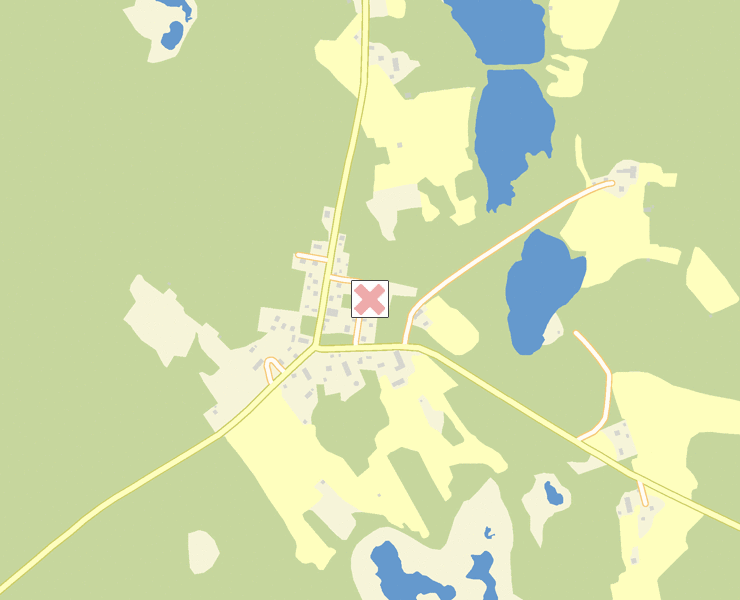 Karta över Skellefteå