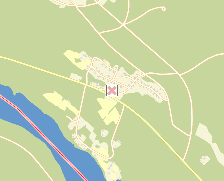 Karta över Skellefteå