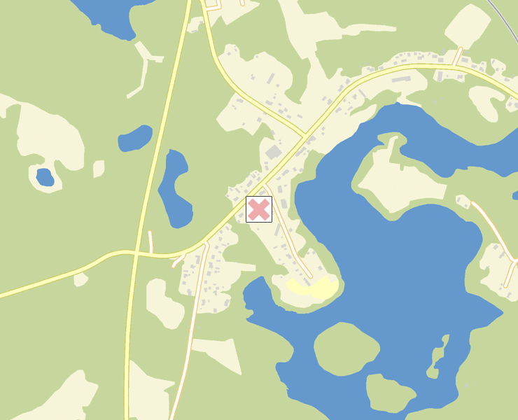 Karta över Arvidsjaur