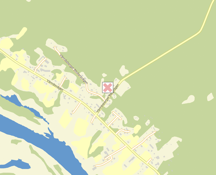 Karta över Överkalix