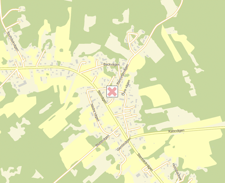 Karta över Kalix