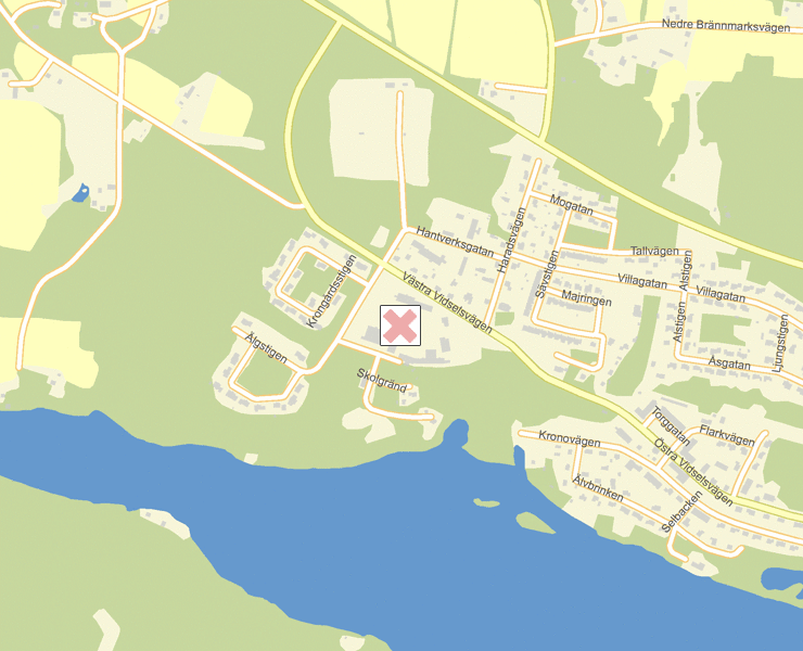Karta över Älvsbyn