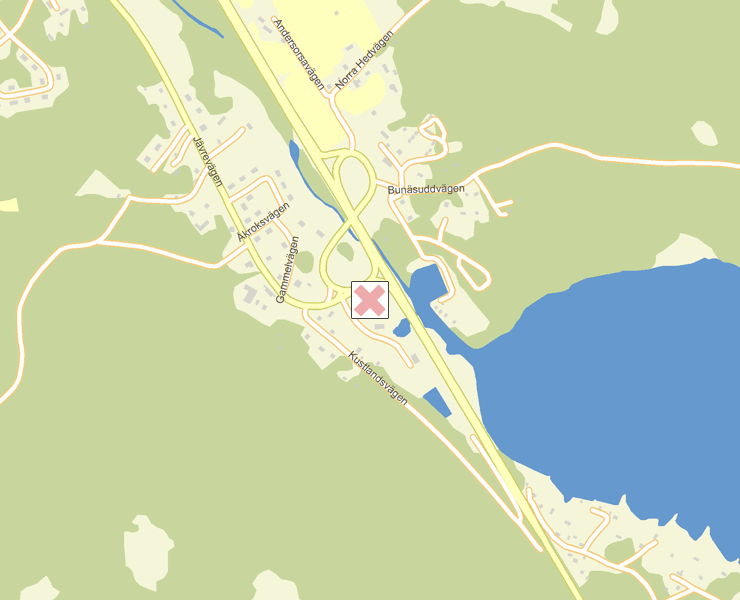Karta över Piteå