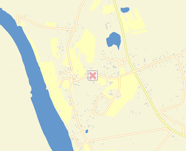 Karta över Kiruna