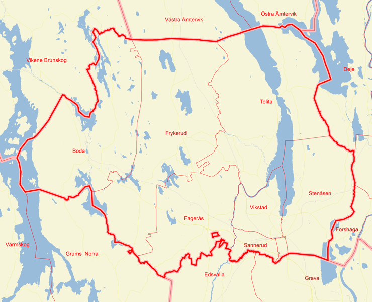 Karta över Kil