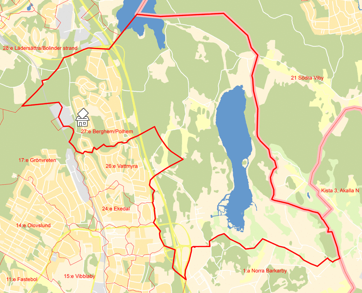 Karta över 27:e Berghem/Polhem
