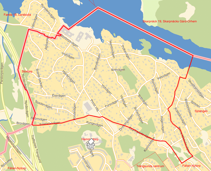 Karta över Stortorp