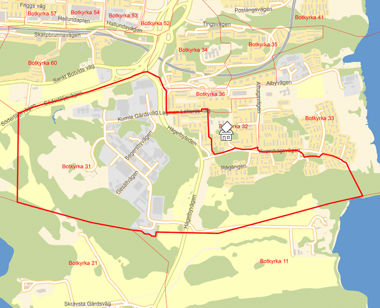 Karta över Botkyrka 31