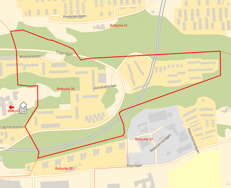 Karta över Botkyrka 35
