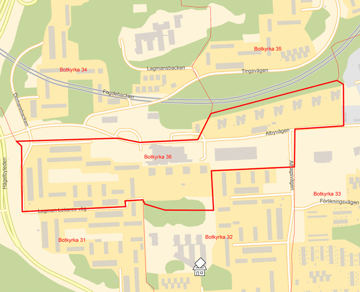 Karta över Botkyrka 36