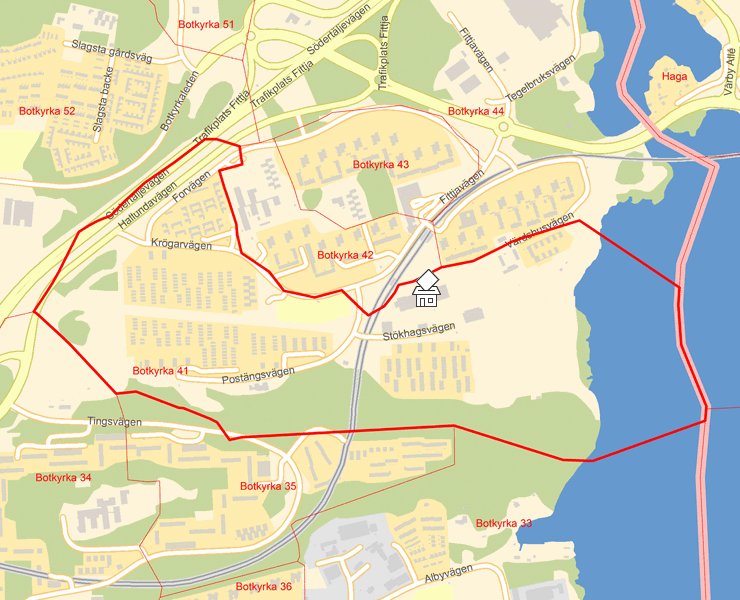 Karta över Botkyrka 41