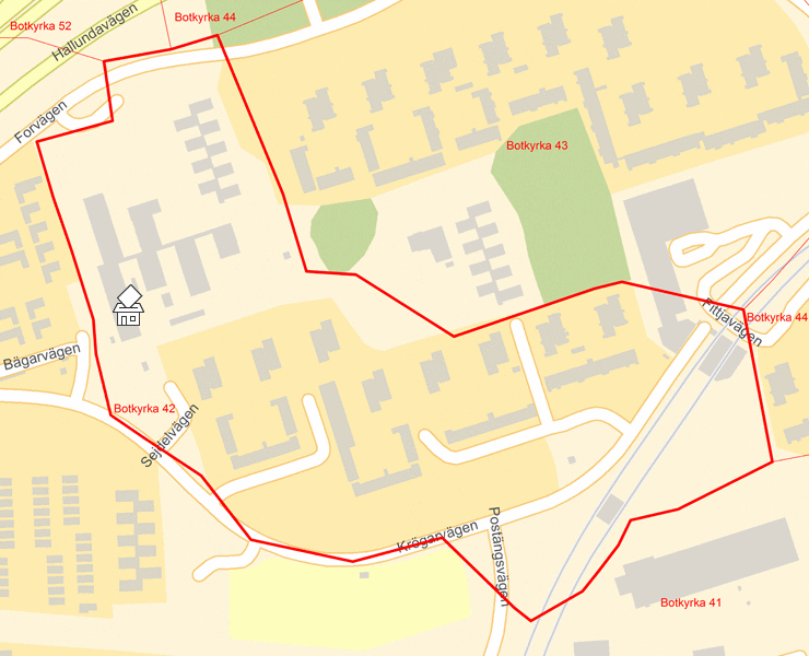 Karta över Botkyrka 42