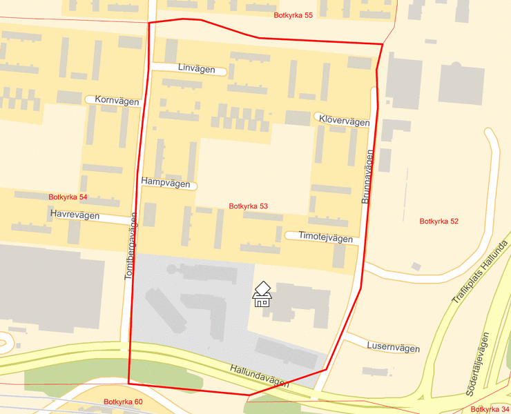 Karta över Botkyrka 53