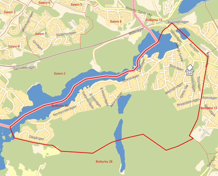 Karta över Botkyrka 26