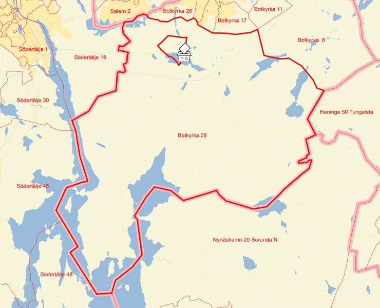 Karta över Botkyrka 28