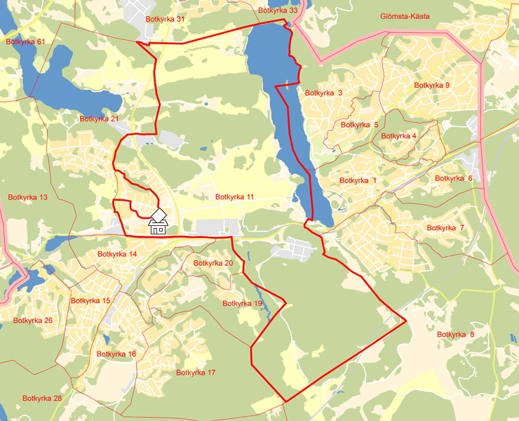 Karta över Botkyrka 11