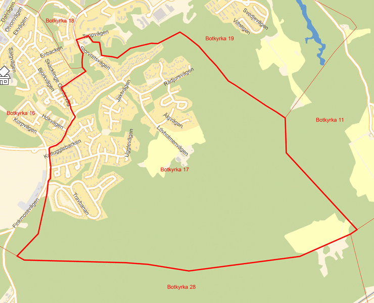 Karta över Botkyrka 17
