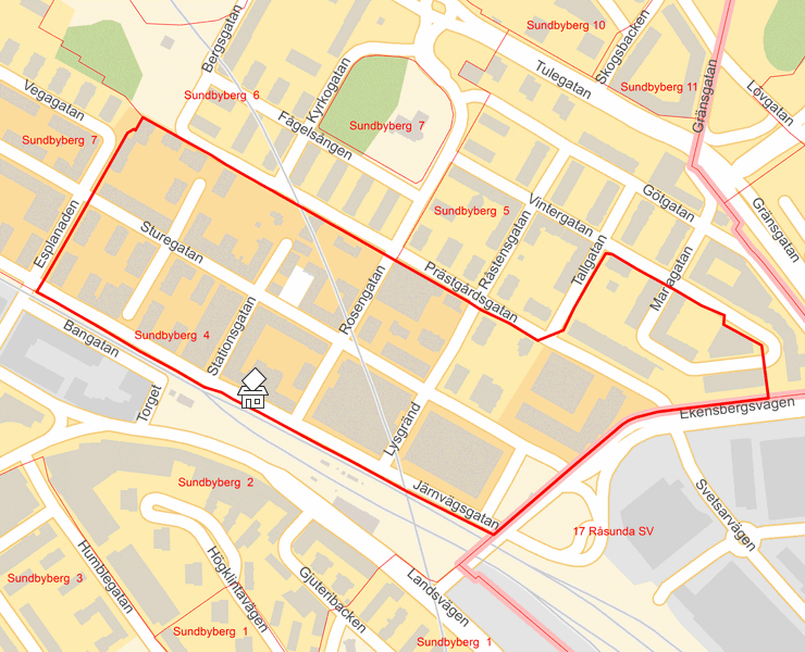Karta över Sundbyberg  4