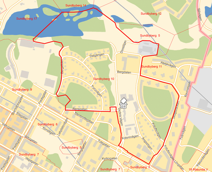 Karta över Sundbyberg 10