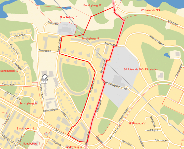 Karta över Sundbyberg 11