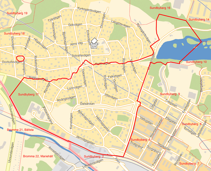 Karta över Sundbyberg 17
