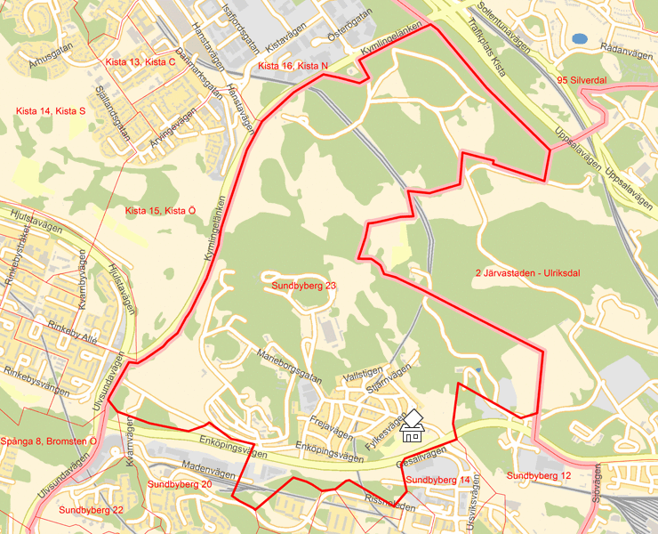 Karta över Sundbyberg 23