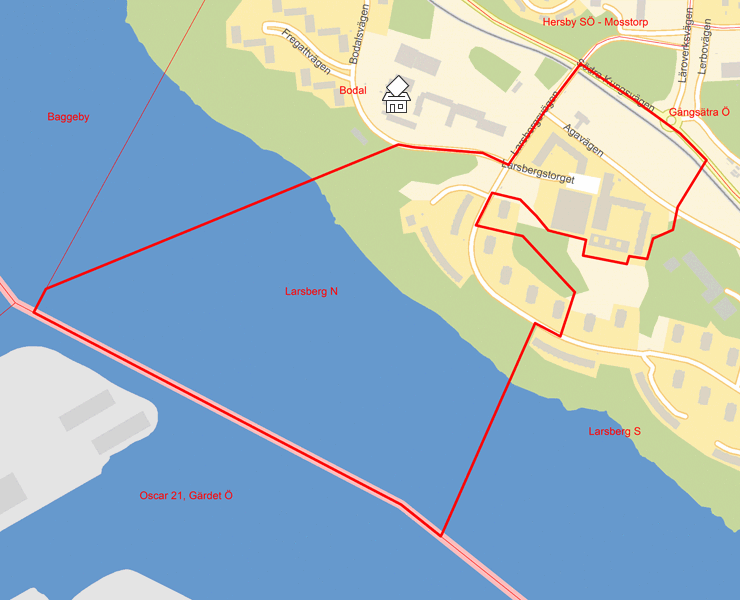 Karta över Larsberg N
