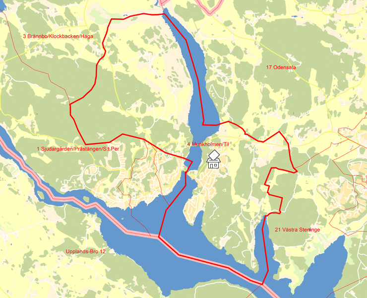 Karta över 4 Munkholmen/Til