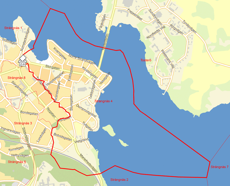 Karta över Strängnäs 4